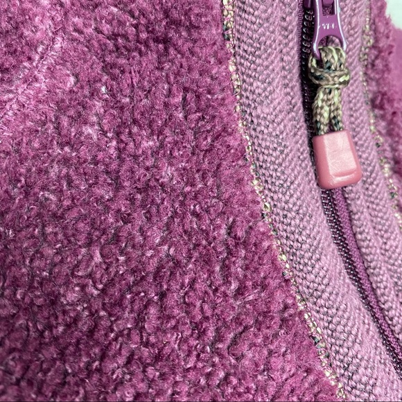 Woolrich Wineberry Heather Sleeveless Fleece Vest - Picture 2 of 8